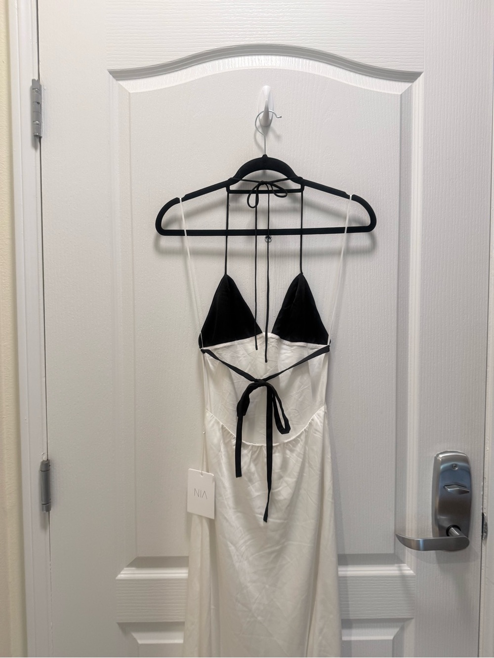 Nia the Brand Wolfe in Black & White Maxi Dress Size S NWT - Picture 6 of 7